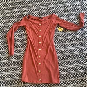 Guess off shoulder dress